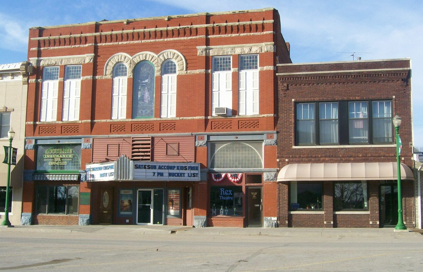 The 1891 opera house and old city hall in Glenwood