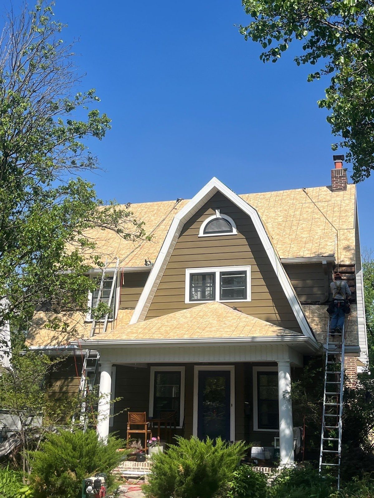Full reroof on a Midtown Omaha home